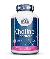 Choline Bitartate 500 мг (Холин битартат) 100 капсул (Haya Labs)