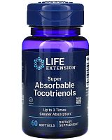 Super Absorbable Tocotrienols СРОК 09/2025 (Токотриенолы) 60 softgels (Life Extension)