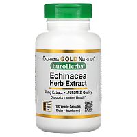 Echinacea Herb Extract (Экстракт Эхинацеи) 180 вег капс (California Gold Nutrition)