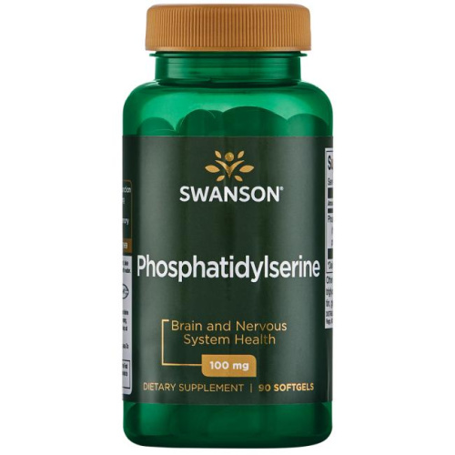 Phosphatidylserine 100 mg (Фосфатидилсерин 100 мг) 90 мягких капсул (Swanson)