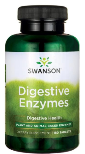 Digestive Enzymes (Пищеварительные ферменты) 180 таблеток (Swanson)