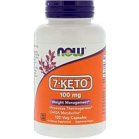 7-keto 100 мг 120 вег капсул (Now Foods)