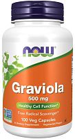 Graviola 500 мг (Гравиола) 100 вег капсул (Now Foods)
