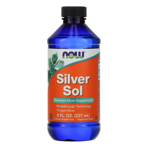 Silver Sol (Cеребряная вода) 237 мл (Now Foods)
