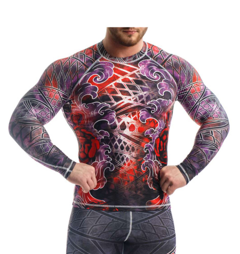 Рашгард Мужской Kintaro с Карпом (Длинный Рукав) (ORSO) фото 2