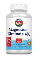 Magnesium Glycinate (Глицинат магния) 400 мг 200 таблеток (KAL)