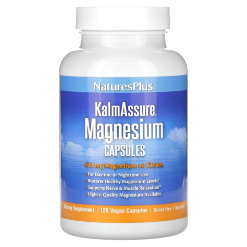 Magnesium Citrate KalmAssure (Магний цитрат) 420 мг 120 капсул (NaturesPlus)