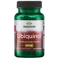 Ubiquinol 100 mg (Убихинол 100 мг) 60 мягких капсул (Swanson)