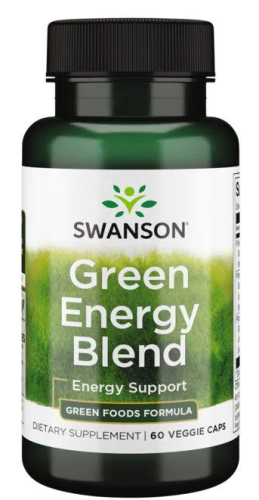 Green Energy Blend (смесь зеленой энергии) 60 вег капсул (Swanson) фото 2