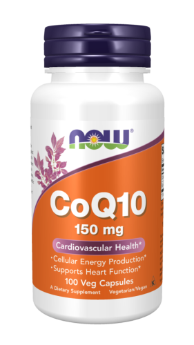 CoQ10 150 mg (Коэнзим Q10 150 мг) 100 вег капсул (Now Foods)