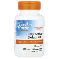 Fully Active Folate 400 мкг 90 капсул (Doctor`s Best)