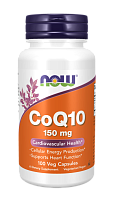 CoQ10 150 mg (Коэнзим Q10 150 мг) 100 вег капсул (Now Foods)