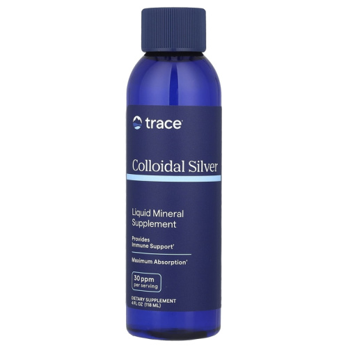 Colloidal Silver 30 PPM (Коллоидное серебро 30 частей на миллион) 118 мл Trace Minerals