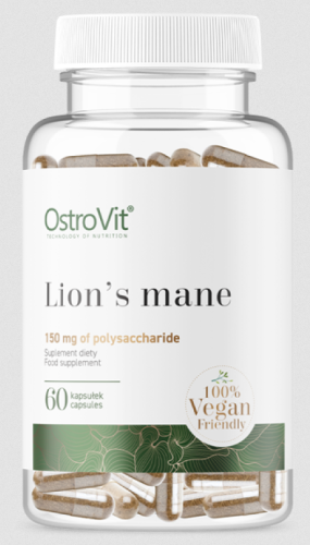 Lion's Mane 500 мг (Ежовик гребенчатый) 60 вег капсул (OstroVit) фото 6