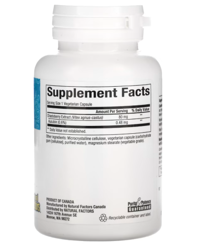 Vitex Chasteberry Extract Womensense (Экстракт Витекса) 90 вег капс (Natural Factors) фото 4