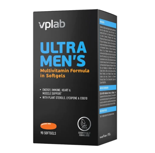 Ultra Men's Multivitamin Formula 90 softgels (VP Lab) фото 2