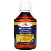 COD Liver Oil 960 мг Omega-3 (Масло печени трески) 200 мл (Oslomega) срок 12.22