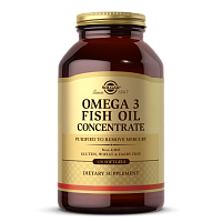 Omega-3 Fish Oil Concentrate 1000 мг 120 капсул (Solgar)