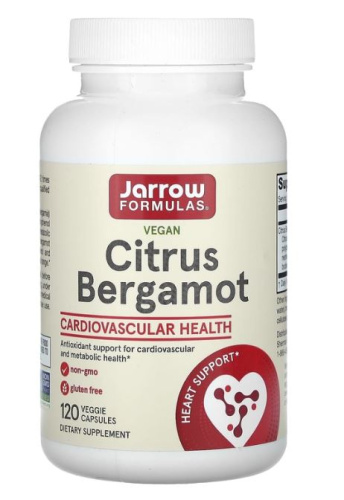 Citrus Bergamot (Цитрусовый бергамот) 120 растительных капсул (Jarrow Formulas)