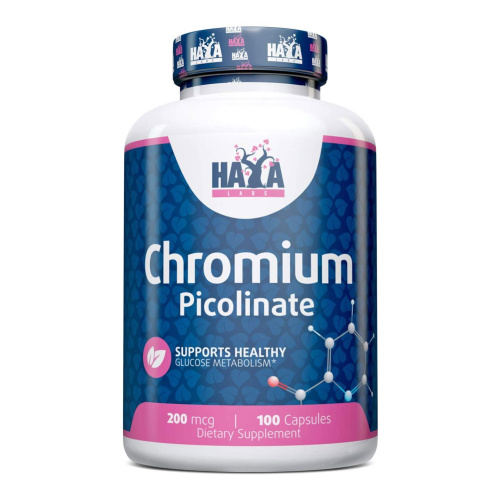 Chromium Picolinate (Пиколинат хрома) 200 мкг 100 капсул (Haya Labs)