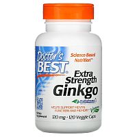 Ginkgo Biloba (Гинкго Билоба) 120 мг 120 капсул (Doctor`s Best)