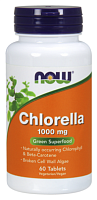 Chlorella 1000 мг (Хлорелла) 60 таблеток (Now Foods)
