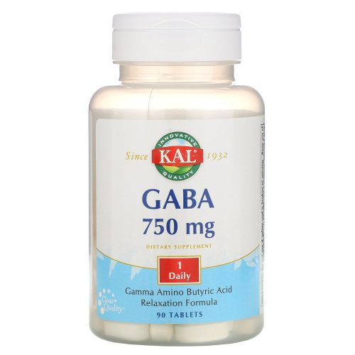 GABA 750 мг (ГАБА) 90 таблеток (KAL)