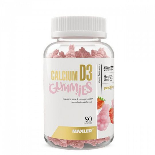Calcium D3 Gummies (Кальций Д3) 90 жев таб (Maxler)