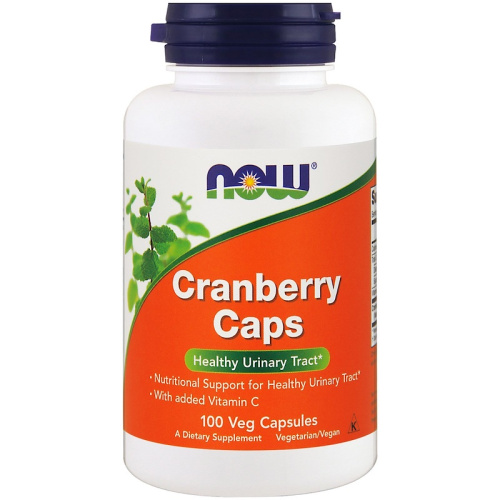 Cranberry Caps (натуральная клюква) 100 капсул (NOW)