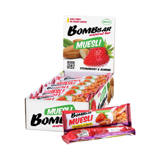 Батончик Bombbar мультизлаковый 45 гр.