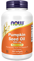 Pumpkin Seed Oil 1000 mg (Масло Семян Тыквы 1000 мг) 100 гелевых капсул (Now Foods)