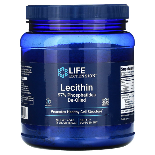 Lecithin 454 г (Лецитин в гранулах) (Life Extension)