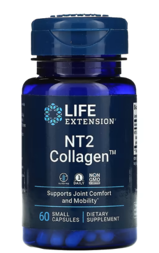 NT2 Collagen (неденатурированный коллаген II типа) 60 капсул (Life Extension)