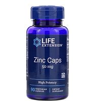 Zinc 50 мг (Цинк)  90 вег капсул (Life Extension)