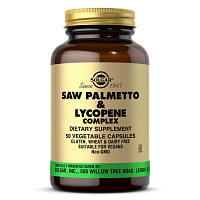 Saw Palmetto & Lycopene complex (Экстракт Со Пальметто и ликопин) 50 вегетарианских капсул (Solgar)