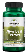 Olive Leaf Extract (Экстракт листьев оливы) 750 мг 60 капсул (Swanson)