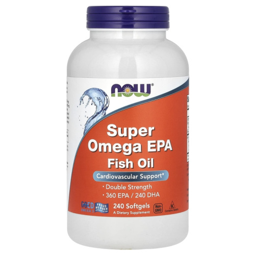 Super Omega EPA 1200 мг 360/240 240 мягких капсул (Now Foods)