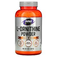 L-Ornithine Powder (L-Орнитин в порошке) 227 г (Now Foods)