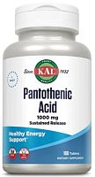 Pantothenic Acid 1000 mg Sustained Release (Пантотеновая Кислота 1000 мг) 100 таблеток (KAL)