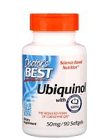 Ubiquinol with QH Kaneka (Убихинол Канека) 50 mg - 90 капсул (Doctor's Best)
