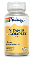Vitamin B-Complex 50 (Б-комплекс) 100 вег капсул (Solaray)