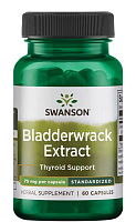 Bladderwrack Extract (экстракт пузырчатки) 75 мг 60 капсул (Swanson) срок 10/2024