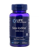 Sea-Iodine 1000 мкг (Йод) 60 вегетарианских капсул (Life Extension)