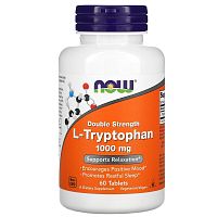 L-Tryptophan 1000 мг (L-Триптофан) 60 таблеток (Now Foods)