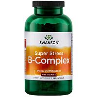 Super Stress B-Complex with vitamin C 240 капсул (Swanson)