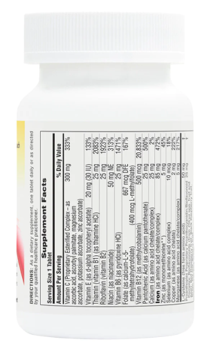 Hema-Plex SR (железо с незаменимыми веществами для здоровых эритроцитов) 30 таблеток  (Natures Plus) фото 3