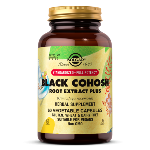 Black Cohosh root extract plus (Экстракт Корня Воронца Кистевидного) 60 вег капсул (Solgar)