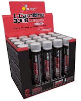 L-Carnitine Extreme Shote 3000 mg (Л-Карнитин 3000 мг) 20 ампул по 25 мл (Olimp)
