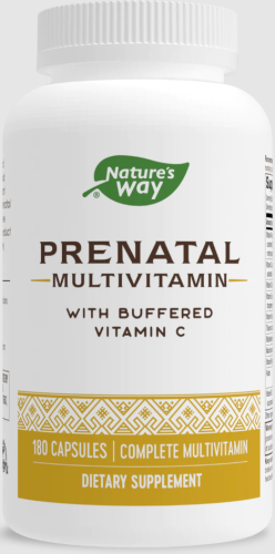 Prenatal Multivitamin with Buffered Vitamin C (Витамины для беременных) 180 капсул (Nature's Way)