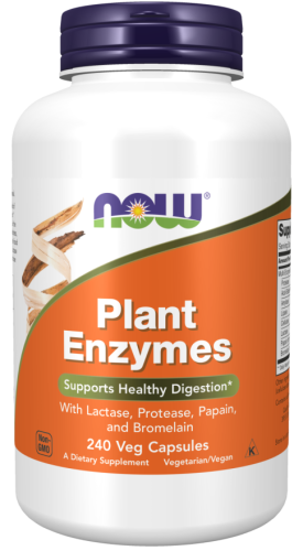 Plant Enzymes (Растительные ферменты) 240 вег капсул (Now Foods)